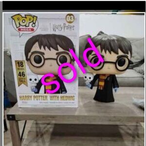 18" Funko Pop Harry Potter with Hedwig Figure Brand New Original Box